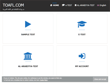 Tablet Screenshot of e-toafl.com